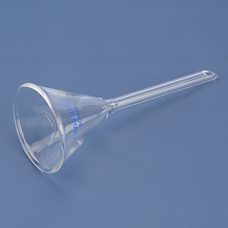 Labasics 2-Pack Glass Heavy Wall Funnel Borosilicate Glass Funnel, Short Stem 50 mm Diameter, 50 mm Stem Length - Image 5